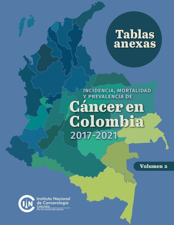 Incidencia, mortalidad y prevalencia de Cáncer en Colombia 2017-2021 - Tablas anexas 