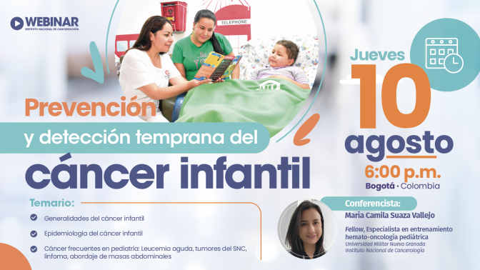 Webinar cáncer infantil 