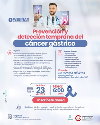 Webinar Cáncer Gástrico