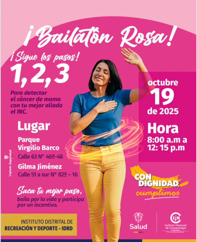 Únete al #BailatónRosaINC 