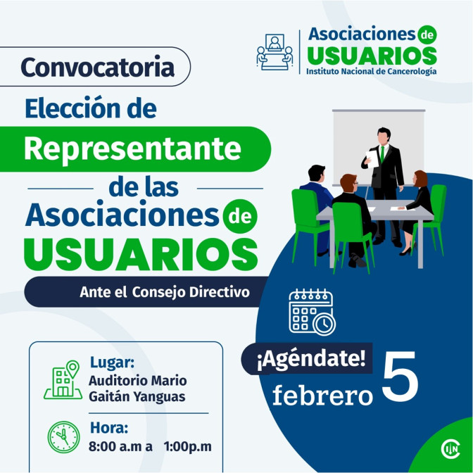Convocatoria elección de representante s de asociaciones de usuarios