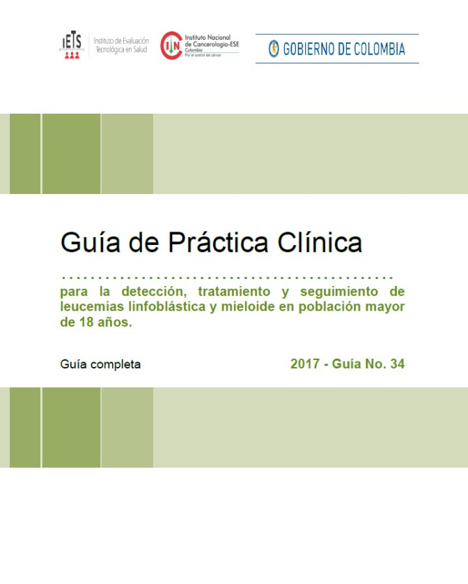 GPC detección, tratamiento y seguimiento de LL y LM en adultos - Guía completa - 2017