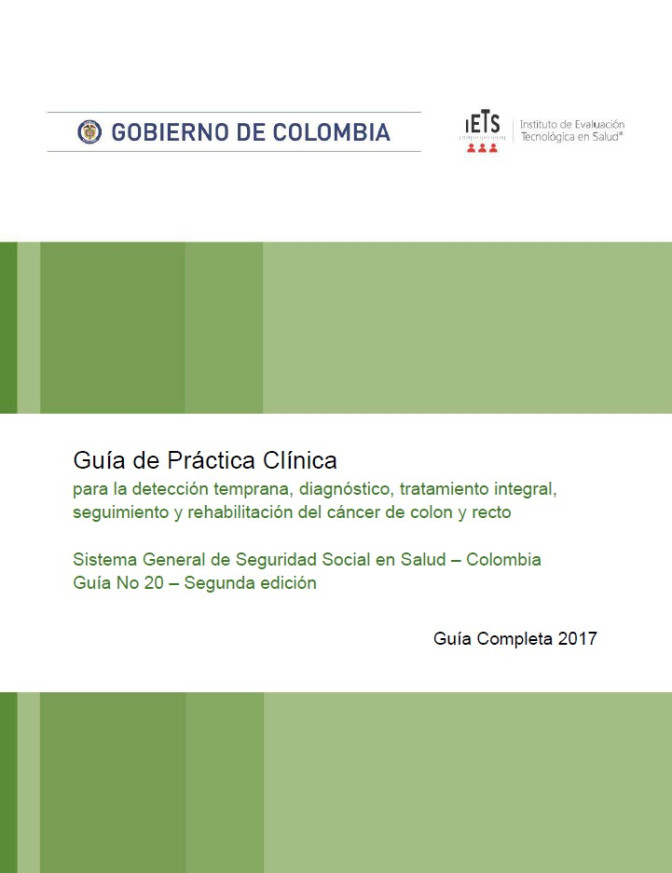GPC para la detección temprana, diagnóstico, tratamiento integral, seguimiento y rehabilitación del 