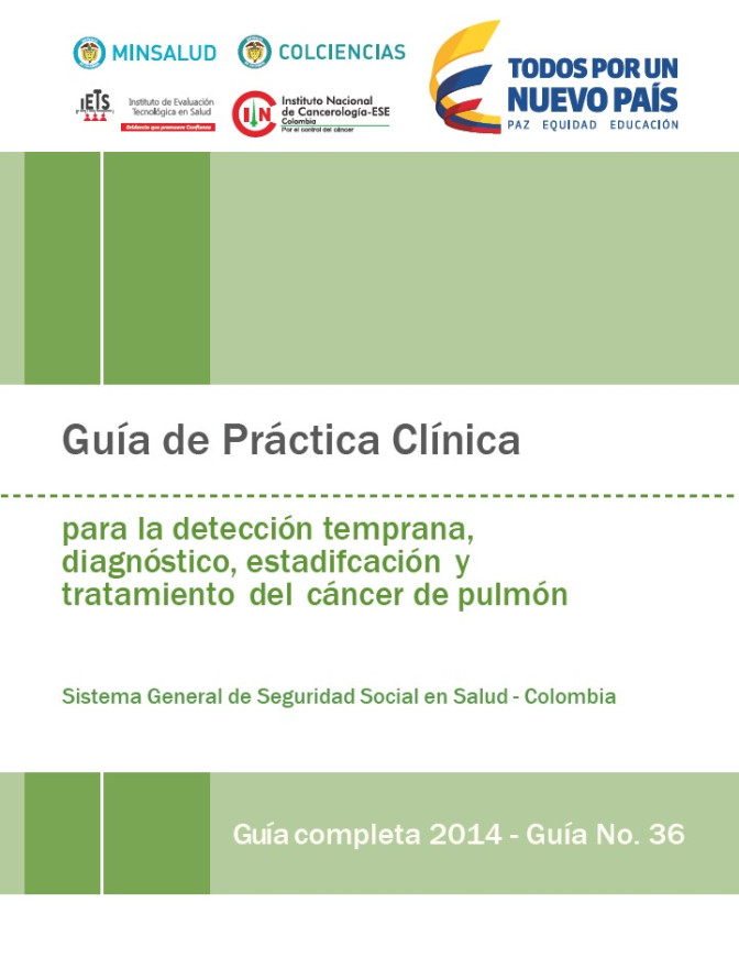 GPC para para para la detección temprana , diagnóstico, estadificación y tratamiento del cáncer de p