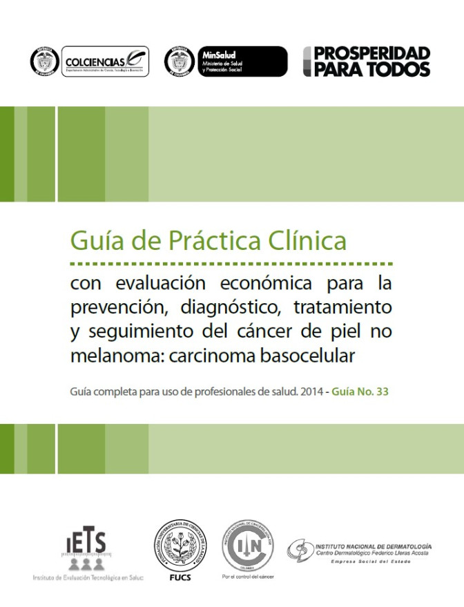 GPC para para la prevención, diagnóstico, tratamiento y seguimiento del carcinoma basocelular - vers