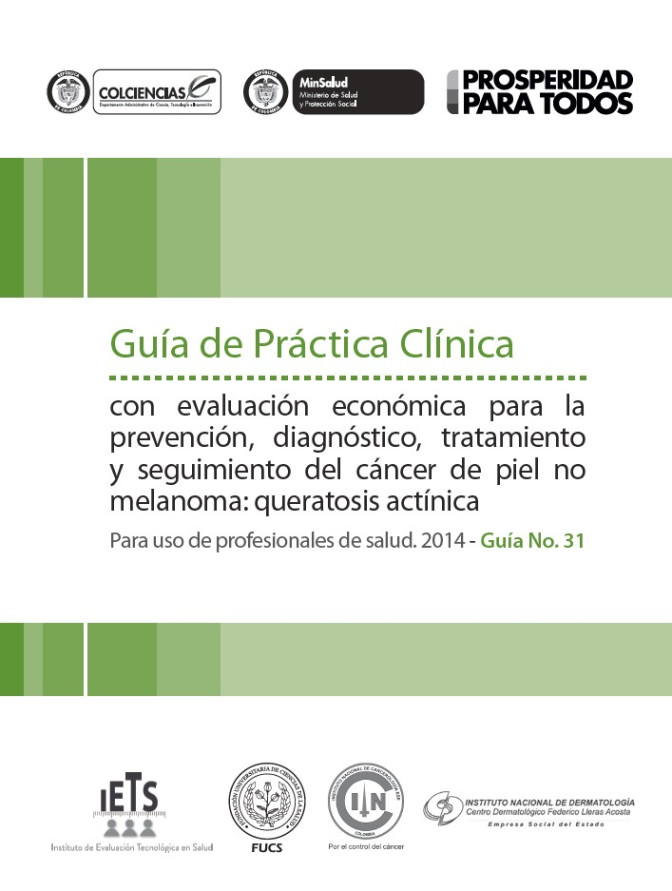 GPC para para la prevención, diagnóstico, tratamiento y seguimiento de la queratosis actínica - vers