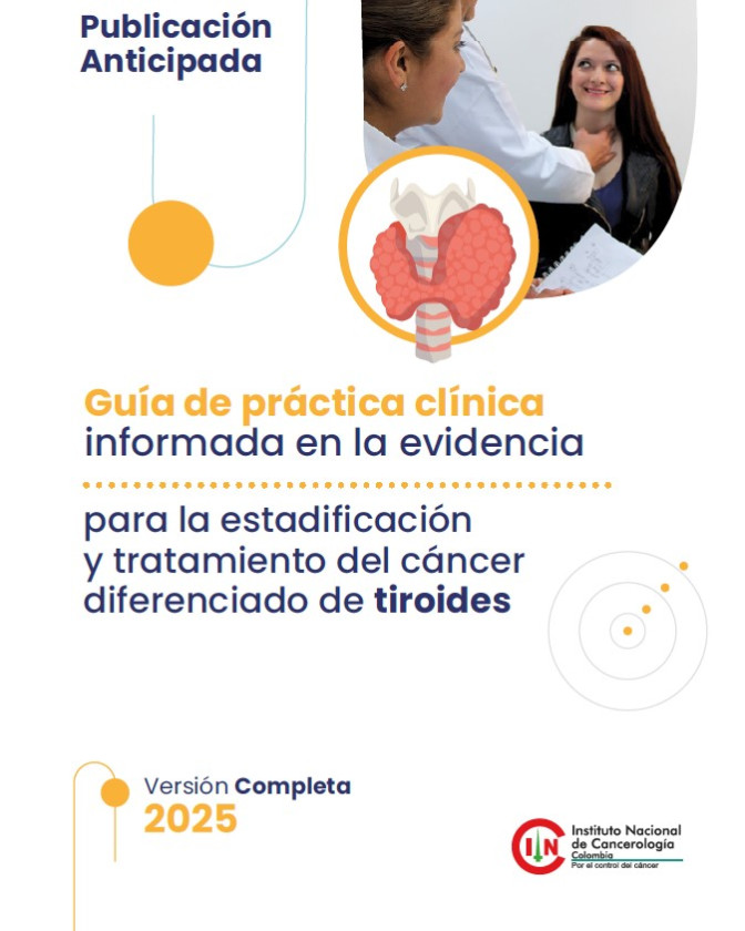 GPC para la estadificación y tratamiento del cáncer diferenciado de tiroides - versión completa (pub