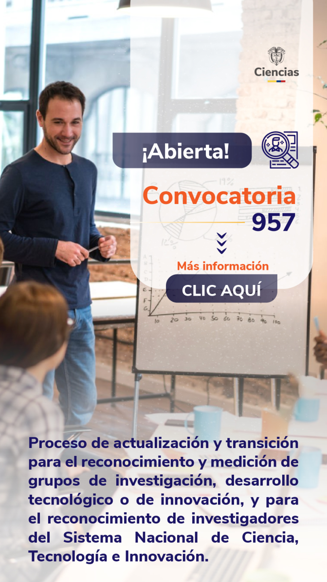 Convocatoria Nacional de Actualización y Transición para el Reconocimiento y Medición de Grupos de I