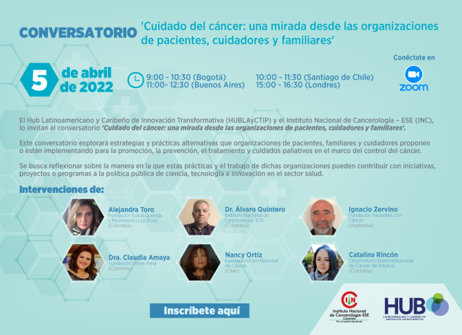 Webinar El cuidado del cáncer, una mirada desde las organizaciones de pacientes